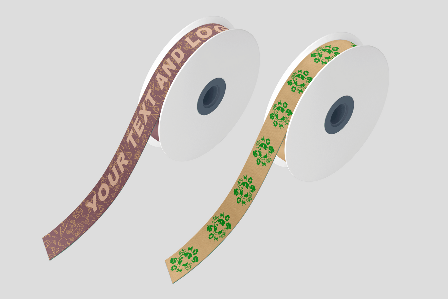 Dárková stuha z ECO PET látky s barevným potiskem JM Band®