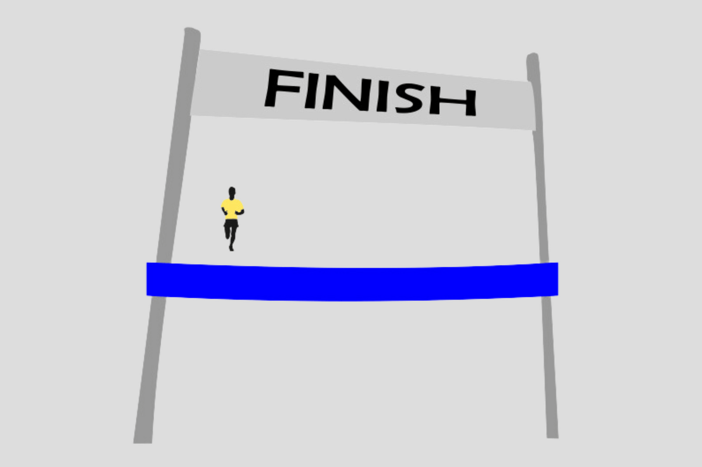 Finish Line Ribbon without Print Ribbon JM Band EU