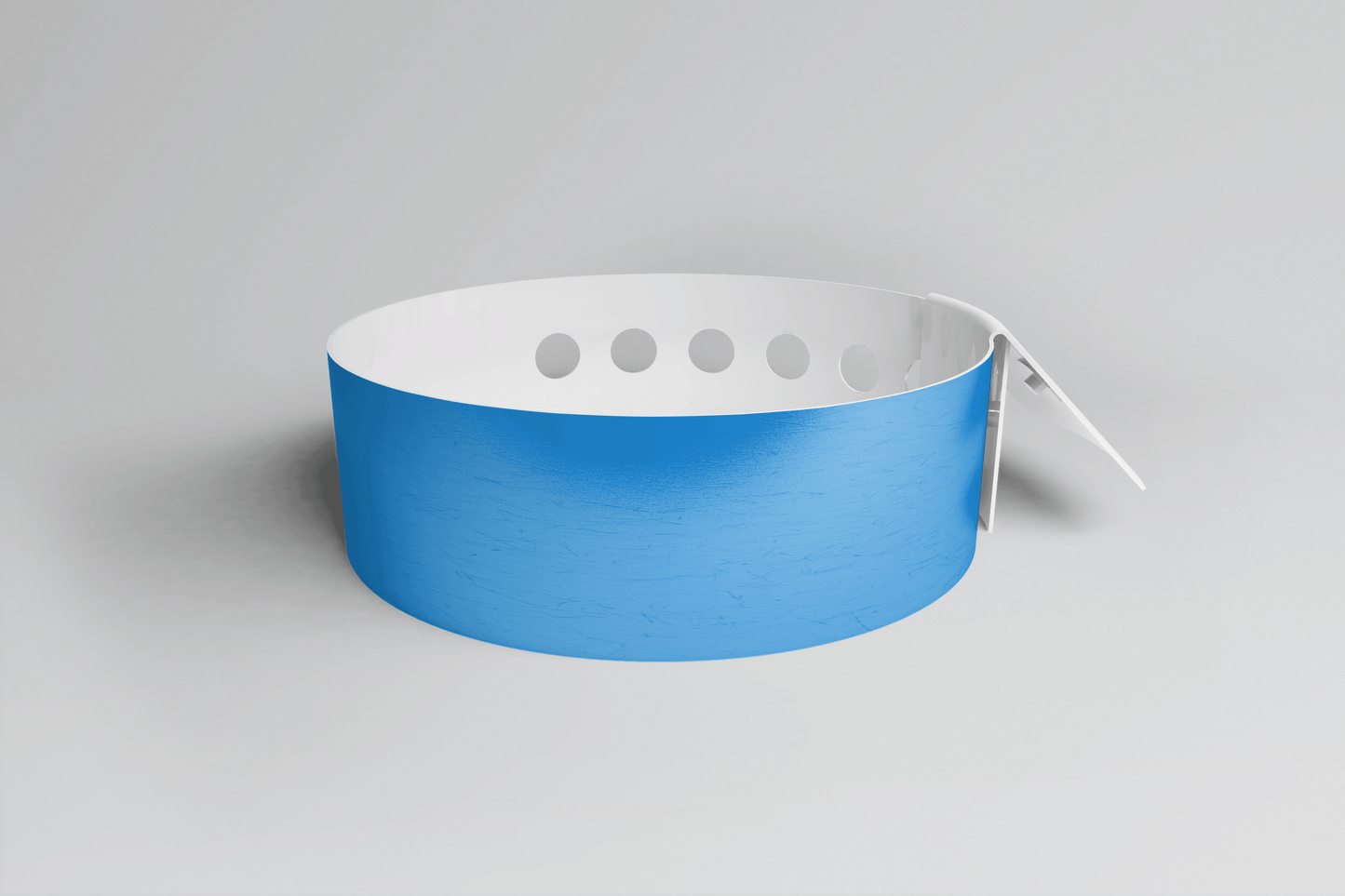 Plain L Shape - Plain Wristband Vinyl Wristbands JM Band EU 1 Blue