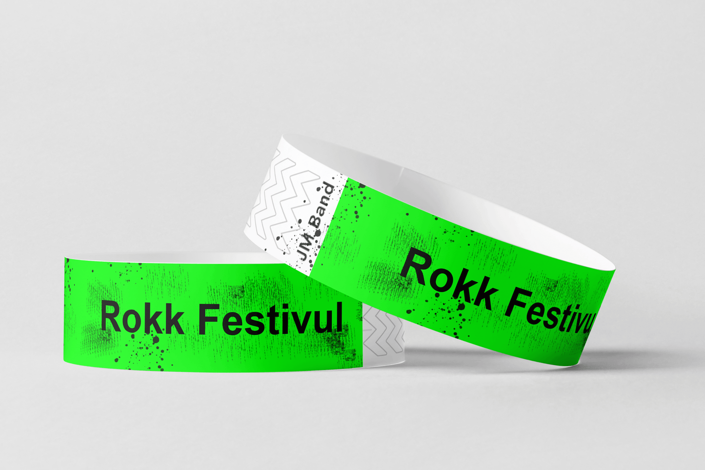 Paper Wristbands - Error Print Paper wristbands JM Band EU