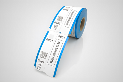 3dílné vstupenky do šatny s potiskem - Vyžádat si informace
