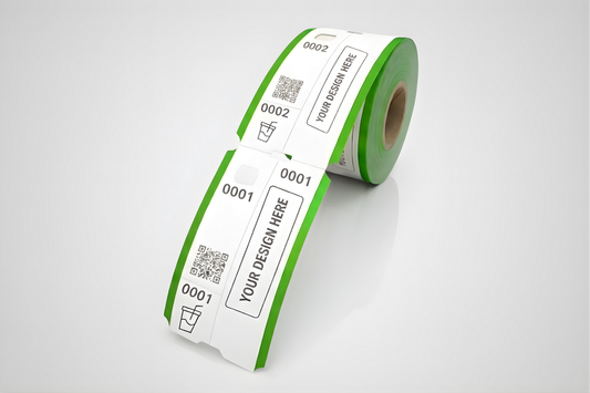 3dílné vstupenky do šatny s potiskem - Vyžádat si informace