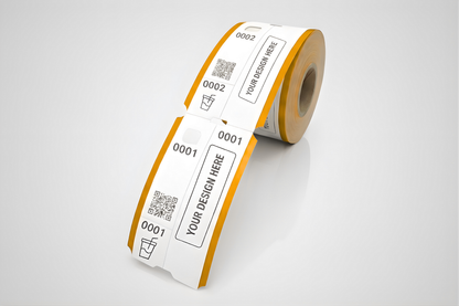 3dílné vstupenky do šatny s potiskem - Vyžádat si informace