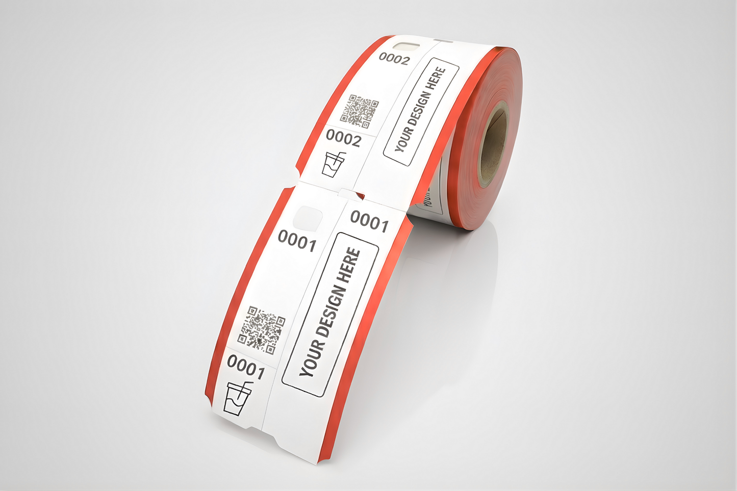 3dílné vstupenky do šatny s potiskem - Vyžádat si informace