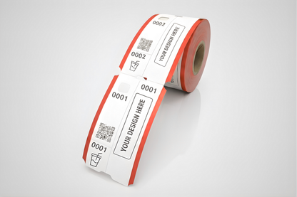 3dílné vstupenky do šatny s potiskem - Vyžádat si informace