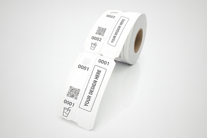 3dílné vstupenky do šatny s potiskem - Vyžádat si informace