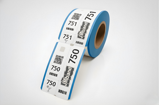 3dílné šatní štítky s potiskem