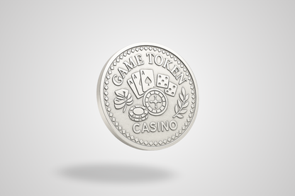 A photo of tokens for gaming machines