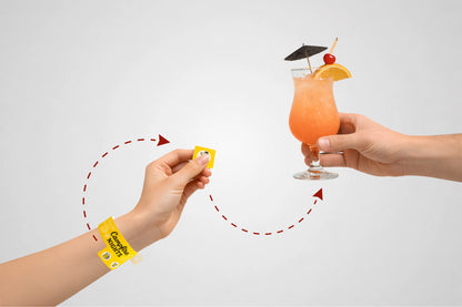 Vstupní náramek s odnímatelnou vstupenkou