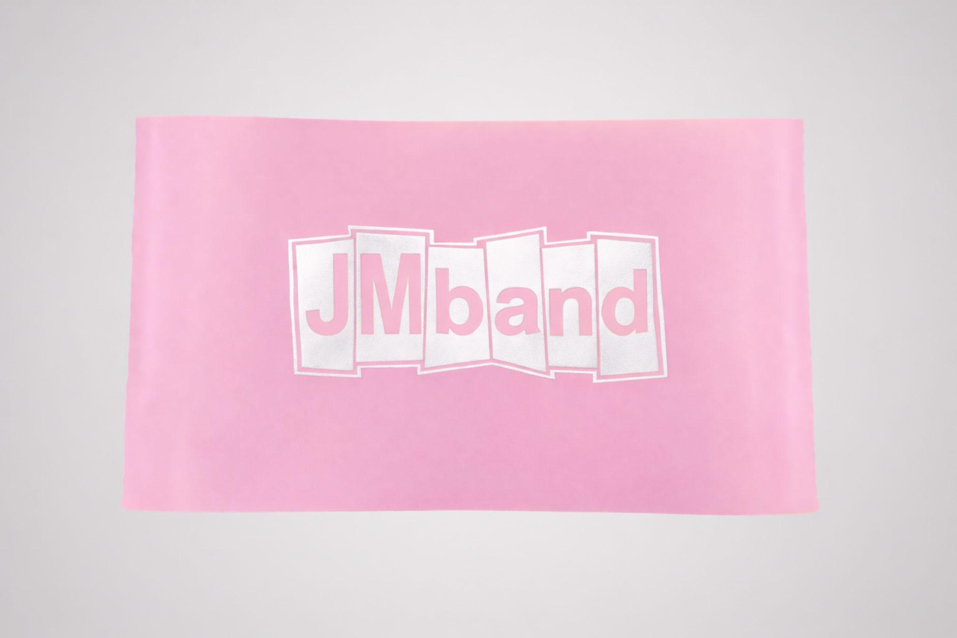Příklad potisku bílou termotransferovou fólií od JM Band®.