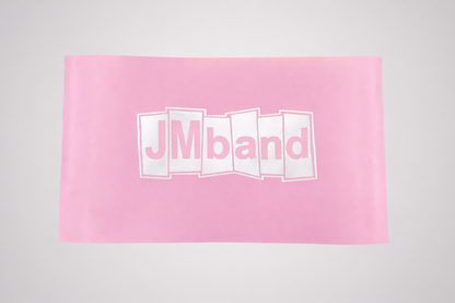 Příklad potisku bílou termotransferovou fólií od JM Band®.