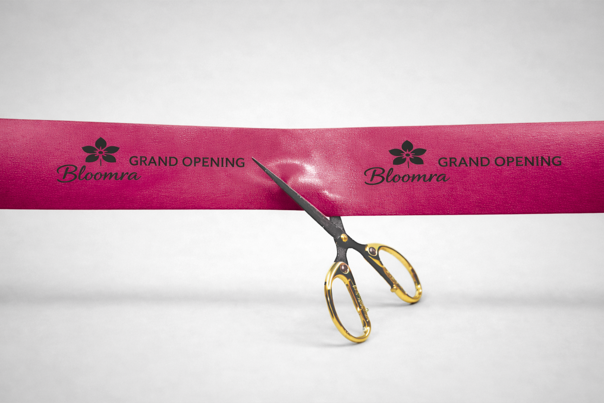 Tmavě červená inaugurační stuha s potiskem od JM Band®