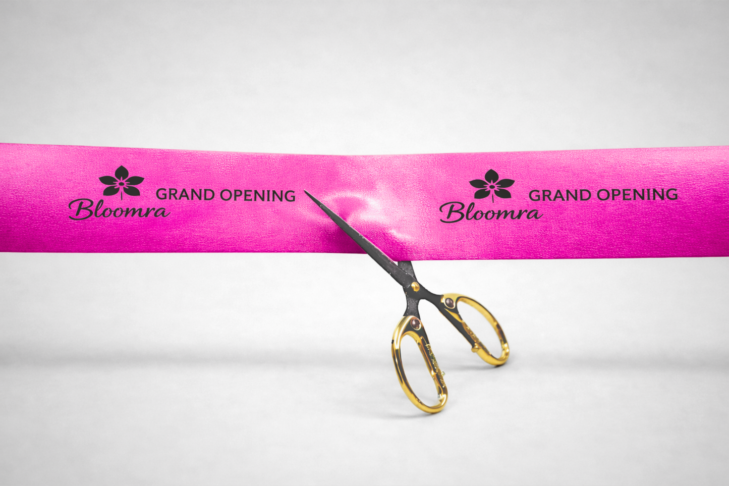 Růžová inaugurační stuha s potiskem na míru od JM Band®.