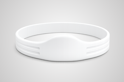 Bílý silikonový NFC náramek model JM04 od JM Band®.