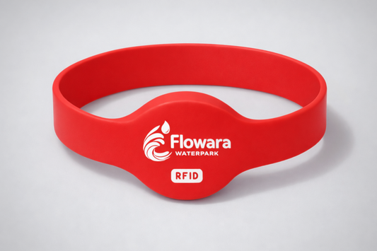 Silikonový NFC náramek model JM02 s vlastním potiskem od JM Band®.