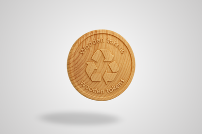 Printed Wooden Tokens