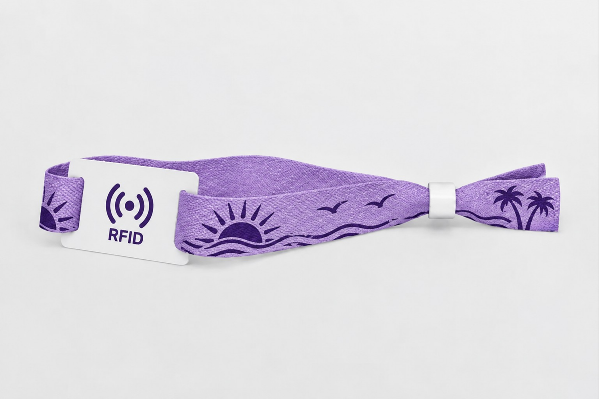 RFID bambusové náramky s potiskem