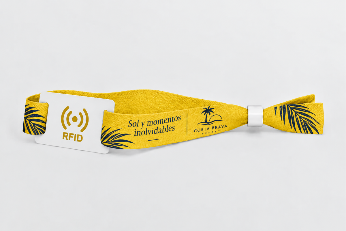 RFID bambusové náramky s potiskem