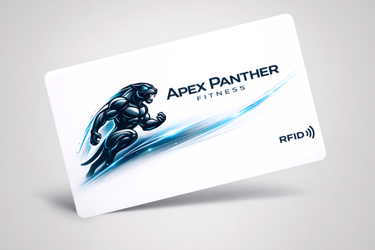 RFID karta s logem pro fitness centra od JM Band®.