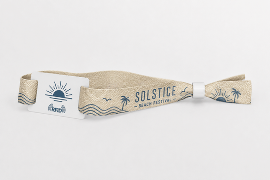 RFID Cotton Wristbands with Print